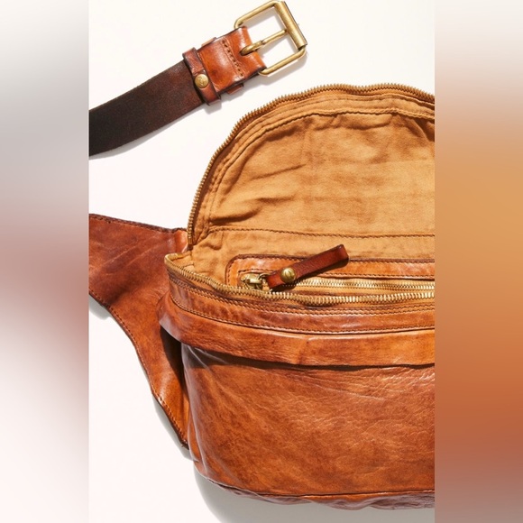 NEW Campomaggi Leather Brato Belt Bag True Cognac - Picture 2 of 13
